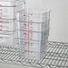 Hộp đựng thực phẩm nhựa polycarbonate vuông trong suốt Cambro CamSquares® Classic 3,8 lít 4SFSCW-135