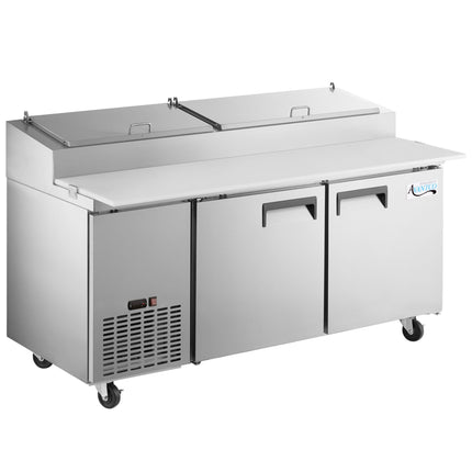 Bàn sơ chế pizza lạnh 2 cửa Avantco APPT-71-HC 180 cm