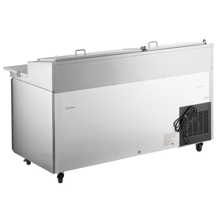 Bàn sơ chế pizza lạnh 2 cửa Avantco APPT-71-HC 180 cm