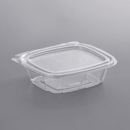 Dart ClearPac SafeSeal Hộp Nắp Bản Lề Chống Giả Mạo, Cảnh Báo Mở Nắp 8 oz Nắp Phẳng 200 Cái/Thùng