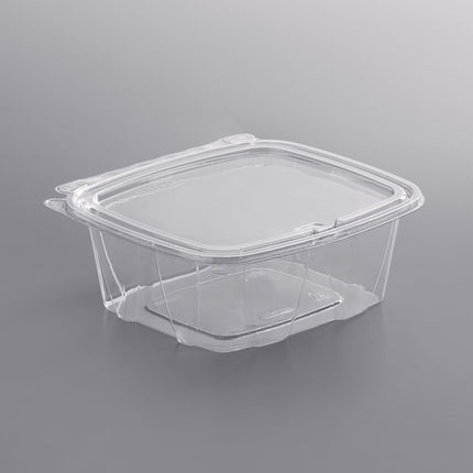 Dart ClearPac SafeSeal Hộp Nắp Bản Lề Chống Giả Mạo, Cảnh Báo Mở Nắp 32 oz Nắp Phẳng 200 Cái/Thùng