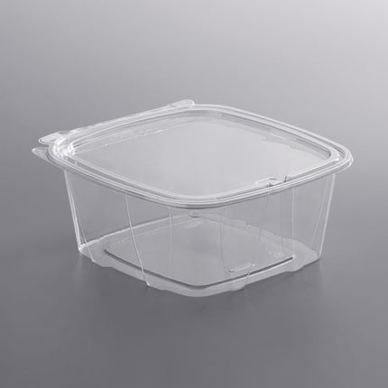 Dart ClearPac SafeSeal Hộp Nắp Bản Lề Chống Giả Mạo, Cảnh Báo Mở Nắp 48 oz Nắp Phẳng 200 Cái/Thùng
