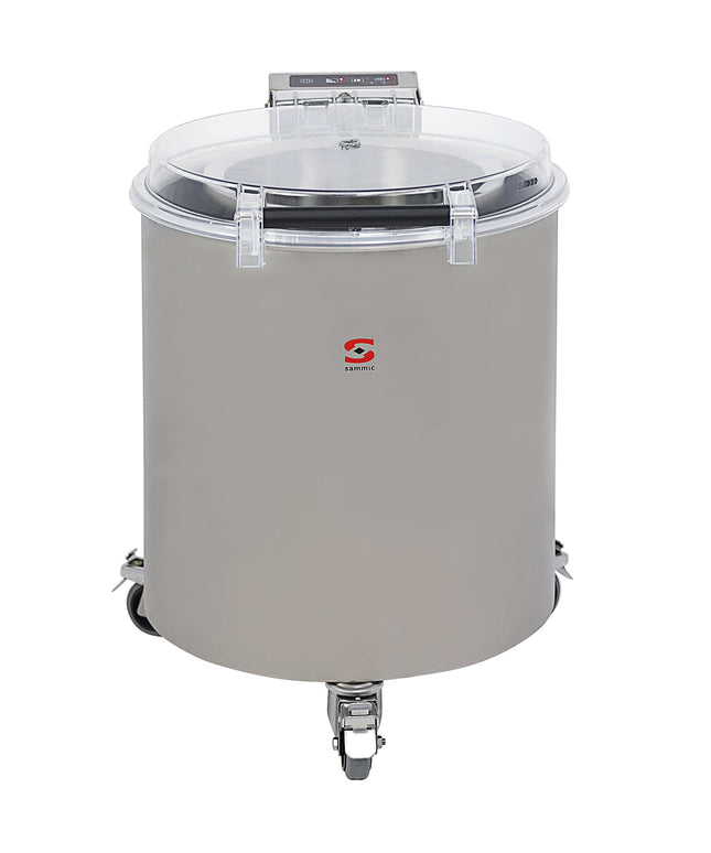 Máy quay ráo rau salad điện inox Sammic ES-100 38 lít - 3/4 HP