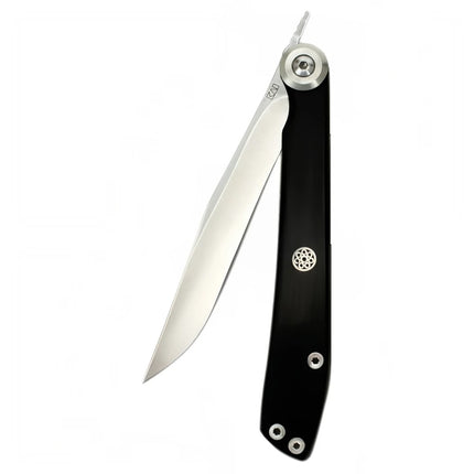 Dao Steak Gấp Shun 5700X 19.4cm Lưỡi 7.6cm Cán POM Đen