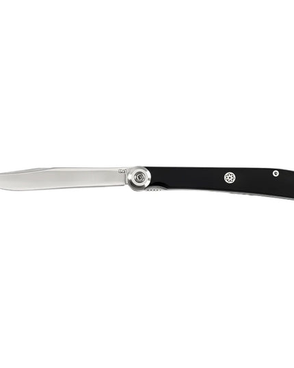 Dao Steak Gấp Shun 5700X 19.4cm Lưỡi 7.6cm Cán POM Đen