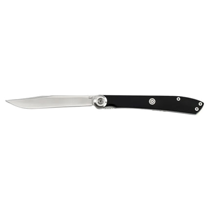 Dao Steak Gấp Shun 5700X 19.4cm Lưỡi 7.6cm Cán POM Đen