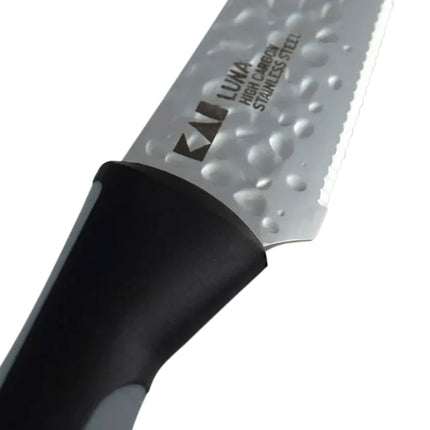 Dao Đa Năng Shun AB7061 15.2 cm Cán Mềm Đen Lưỡi Thép Không Gỉ