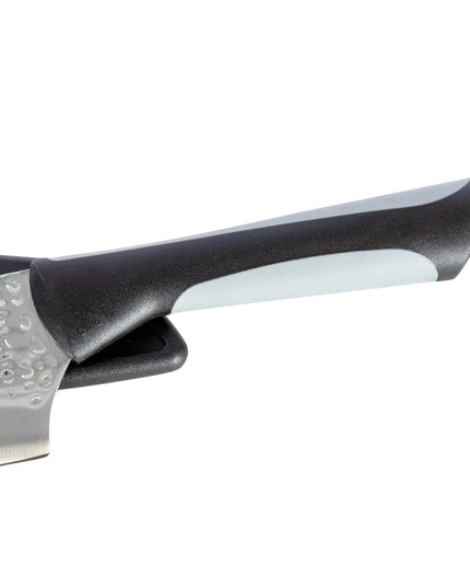 Dao Santoku Kai AB7064 17.8 cm Cán Mềm Đen Lưỡi Thép Không Gỉ