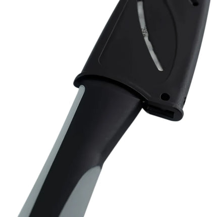 Dao Gọt Shun AB7068 8.9 cm Cán Mềm Đen Lưỡi Thép Không Gỉ