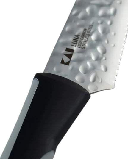 Dao Cắt Trái Cây Shun 10.2 cm Tay Cầm Mềm Đen, Lưỡi Thép Không Gỉ (AB7076)