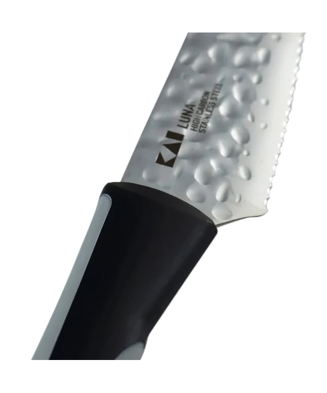 Dao Cắt Trái Cây Shun 10.2 cm Tay Cầm Mềm Đen, Lưỡi Thép Không Gỉ (AB7076)