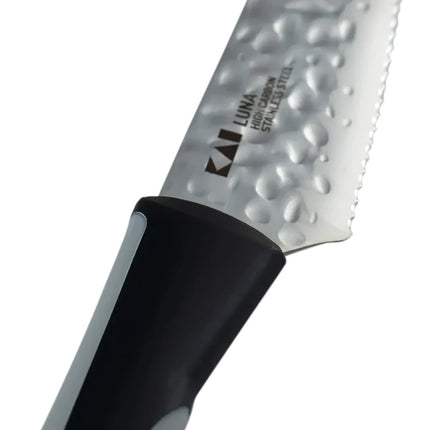 Dao Cắt Trái Cây Shun 10.2 cm Tay Cầm Mềm Đen, Lưỡi Thép Không Gỉ (AB7076)