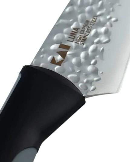 Dao Tiện Dụng Shun AB7084 15.2 cm Cán Mềm Đen Lưỡi Thép Không Gỉ