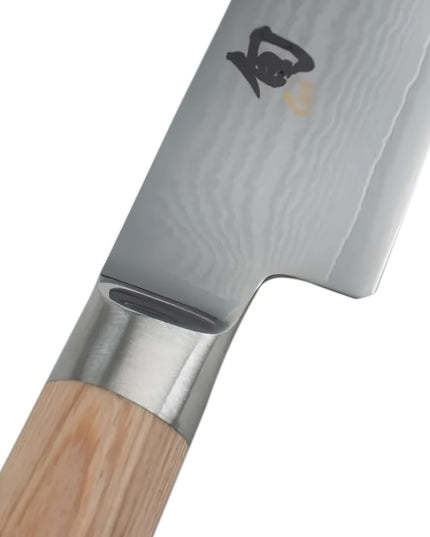 Dao Đa Năng Shun 15.2 cm Cán Gỗ Pakkawood Màu Vàng Sáng, Thép Không Gỉ (DM0701W)