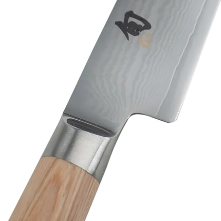Dao Đa Năng Shun 15.2 cm Cán Gỗ Pakkawood Màu Vàng Sáng, Thép Không Gỉ (DM0701W)