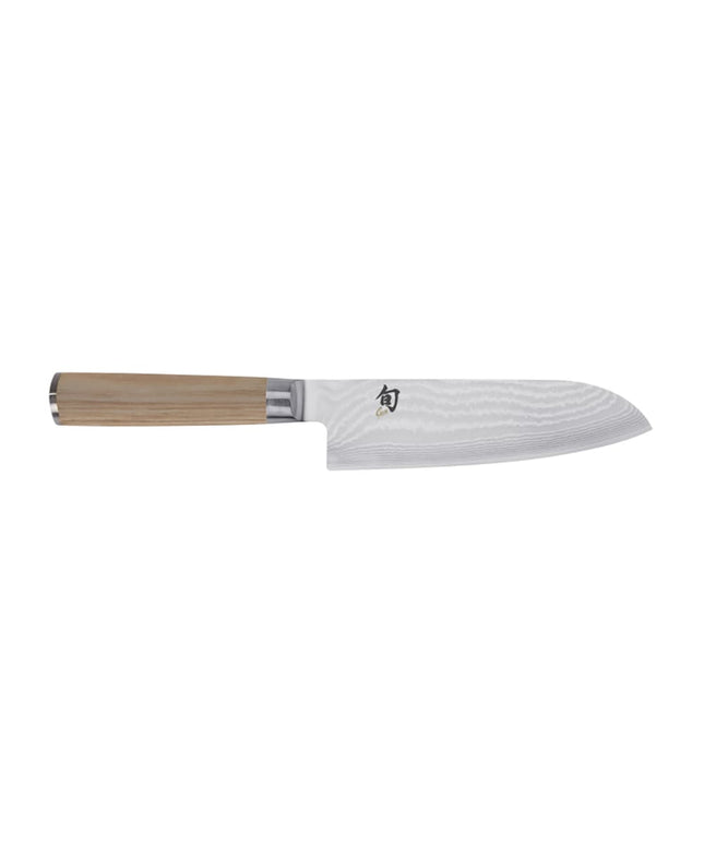 Dao Santoku Shun DM0702W 17.8 cm Cán Pakkawood Vàng Thép Không Gỉ
