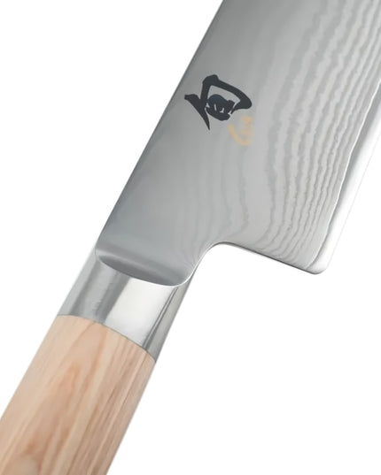 Dao Santoku Shun DM0702W 17.8 cm Cán Pakkawood Vàng Thép Không Gỉ