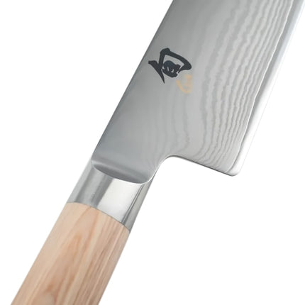 Dao Santoku Shun DM0702W 17.8 cm Cán Pakkawood Vàng Thép Không Gỉ