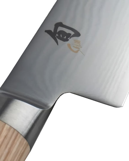 Dao Đầu Bếp Shun 20.3 cm Cán Gỗ PakkaWood Màu Vàng Nhạt Thép Không Gỉ (DM0706W)