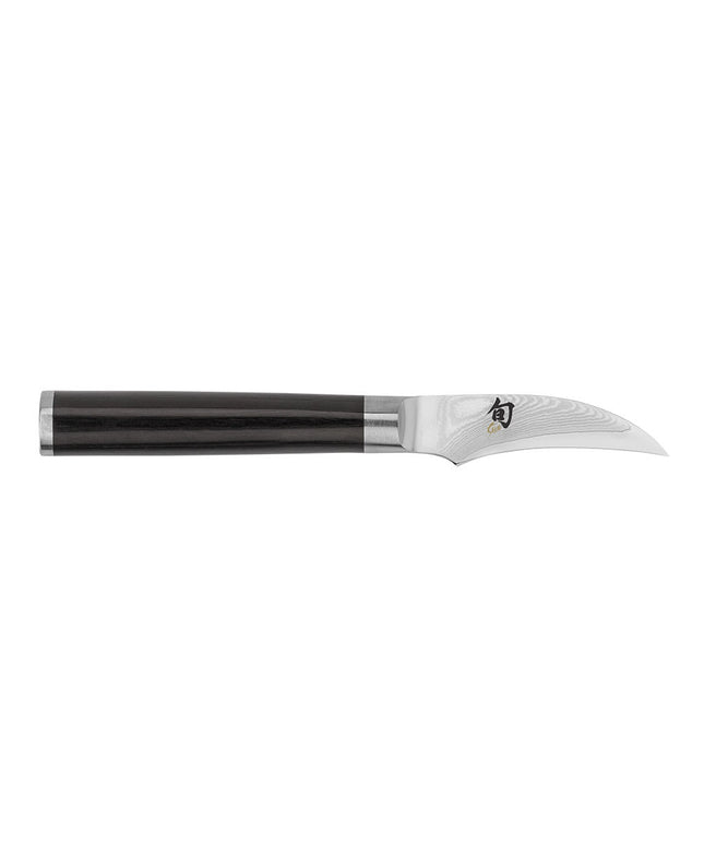 Dao Gọt Shun Lưỡi Cong 8.3 cm Cán PakkaWood Hình Chữ D (DM0715)