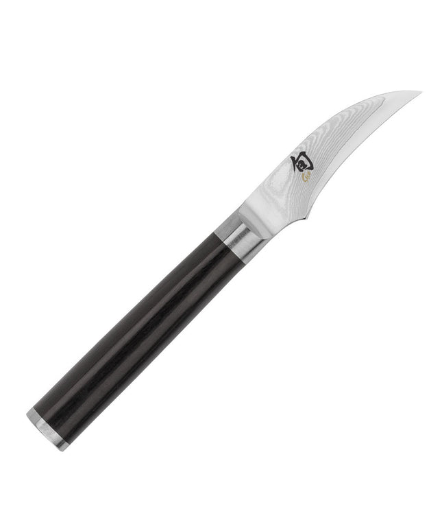 Dao Gọt Shun Lưỡi Cong 8.3 cm Cán PakkaWood Hình Chữ D (DM0715)