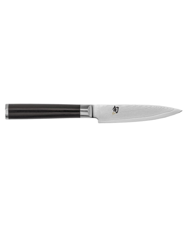 Dao Gọt Trái Cây Shun Classics Lưỡi 10.2 cm Cán PakkaWood Hình Chữ D (DM0716)