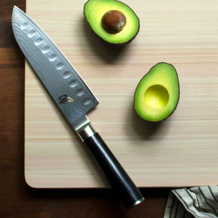 Dao Santoku Shun Classics DM0718 17.8 cm Cán Packwood Hình Chữ D