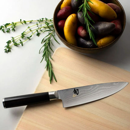 Dao Đầu Bếp Shun Classics Lưỡi 15.2 cm Cán PakkaWood Hình Chữ D (DM0723)