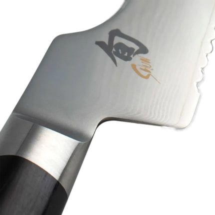 Dao Cắt Bánh Mì Shun Offset Lưỡi 22.9 cm Cán PakkaWood Hình Chữ D (DM0724)