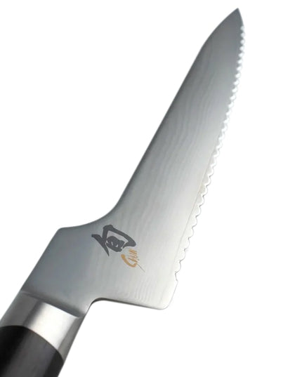 Dao Cắt Bánh Mì Shun Offset Lưỡi 22.9 cm Cán PakkaWood Hình Chữ D (DM0724)