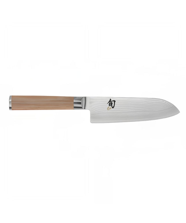 Dao Santoku Shun DM0727W 14 cm Cán Gỗ Pakkawood Vàng Thép Không Gỉ