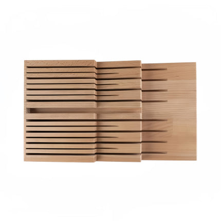 Khay Đựng Dao Shun 15 Khe Trong Ngăn Kéo 25.4 cm x 43.2 cm Gỗ Sồi (DM0856)