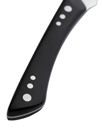 Bộ Dao Steak Shun DMS0430 4 Cây Cán Gỗ PakkaWood Màu Mun Thép Không Gỉ