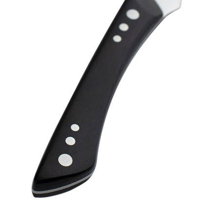 Bộ Dao Steak Shun DMS0430 4 Cây Cán Gỗ PakkaWood Màu Mun Thép Không Gỉ