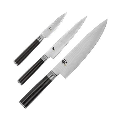 Shun Shun Classics Bộ 3 Món Khởi Đầu Gồm Dao Đầu Bếp, Dao Đa Năng & Dao Gọt (DMS300)