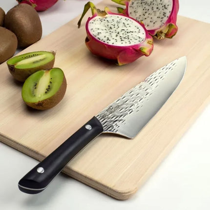 Dao Đầu Bếp Kai HT7066 20.3 cm Cán POM Đen Lưỡi Thép Không Gỉ