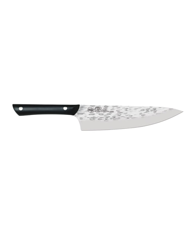 Dao Đầu Bếp Kai HT7066 20.3 cm Cán POM Đen Lưỡi Thép Không Gỉ