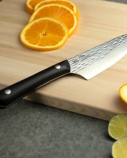 Dao Bếp Trưởng Kai HT7072 15.2cm Cán POM Đen Lưỡi Thép Không Gỉ