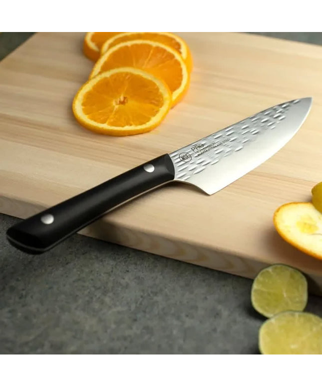 Dao Bếp Trưởng Kai HT7072 15.2cm Cán POM Đen Lưỡi Thép Không Gỉ
