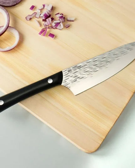 Dao Bếp Trưởng Kai HT7072 15.2cm Cán POM Đen Lưỡi Thép Không Gỉ
