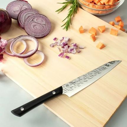 Dao Đa Năng Kai HT7084 15.2 cm Cán POM Đen Lưỡi Thép Không Gỉ