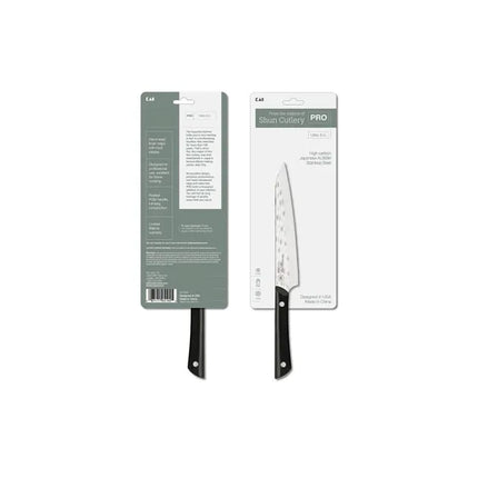 Dao Đa Năng Kai HT7084 15.2 cm Cán POM Đen Lưỡi Thép Không Gỉ