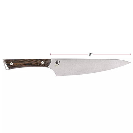 Dao Đầu Bếp Shun SWT0706 20.3 cm Cán Gỗ Tagayasan Lưỡi Thép Không Gỉ