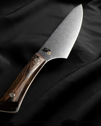 Dao Đầu Bếp Shun SWT0706 20.3 cm Cán Gỗ Tagayasan Lưỡi Thép Không Gỉ