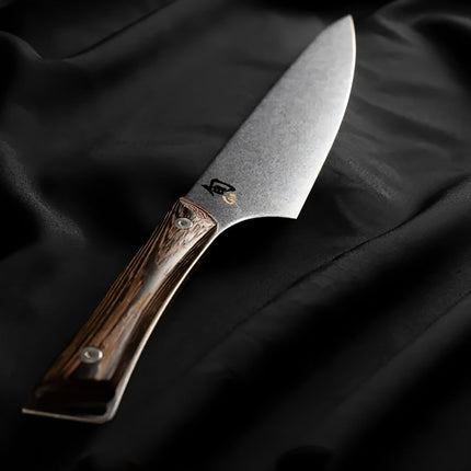 Dao Đầu Bếp Shun SWT0706 20.3 cm Cán Gỗ Tagayasan Lưỡi Thép Không Gỉ