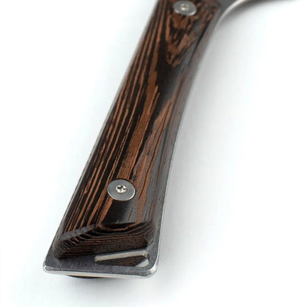 Dao Santoku Shun SWT0718 17.8 cm Lưỡi Rỗng Cán Gỗ Tagayasan Thép Không Gỉ