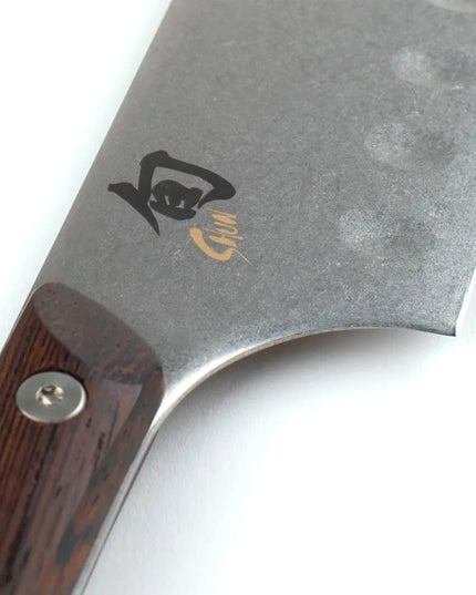 Dao Nakiri Shun 17.8 cm Lưỡi Rỗng Cán Gỗ Tagayasan, Lưỡi Thép Không Gỉ (SWT0728)