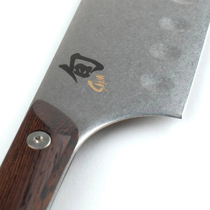 Dao Nakiri Shun 17.8 cm Lưỡi Rỗng Cán Gỗ Tagayasan, Lưỡi Thép Không Gỉ (SWT0728)