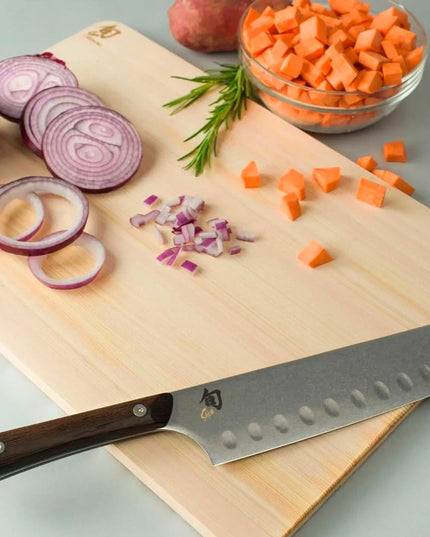 Dao Nakiri Shun 17.8 cm Lưỡi Rỗng Cán Gỗ Tagayasan, Lưỡi Thép Không Gỉ (SWT0728)