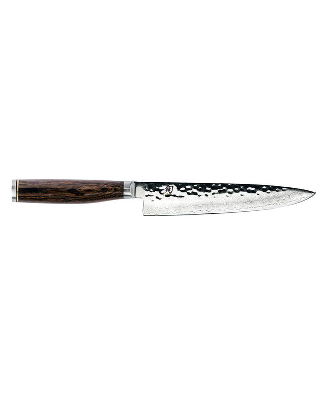 Dao Shun Shun Premier Đa Năng, Lưỡi 16.5 cm Cán Gỗ Walnut PakkaWood (TDM0701)